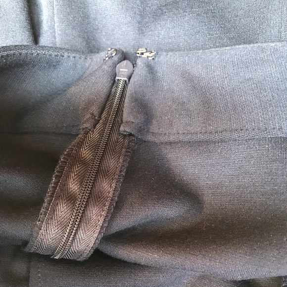 The Limited Navy with Bronze Button Pencil Skirt - Picture 5 of 7